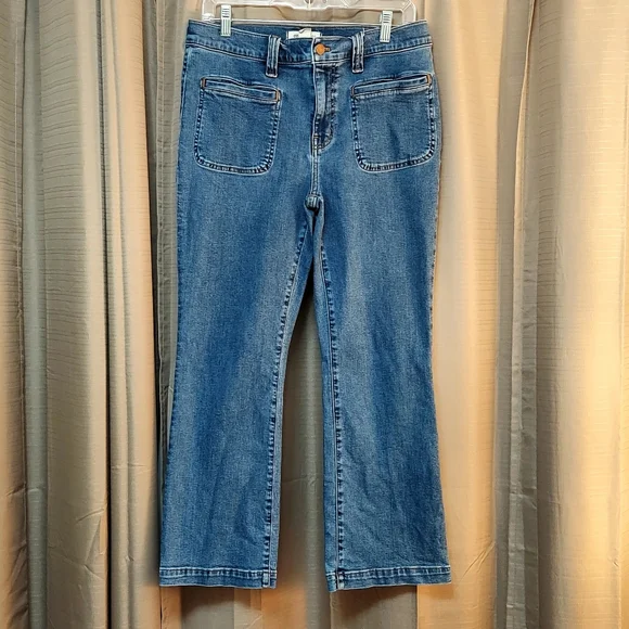 Madewell Mid-rise Kick Out Jeans Size 30 - Picture 2 of 14